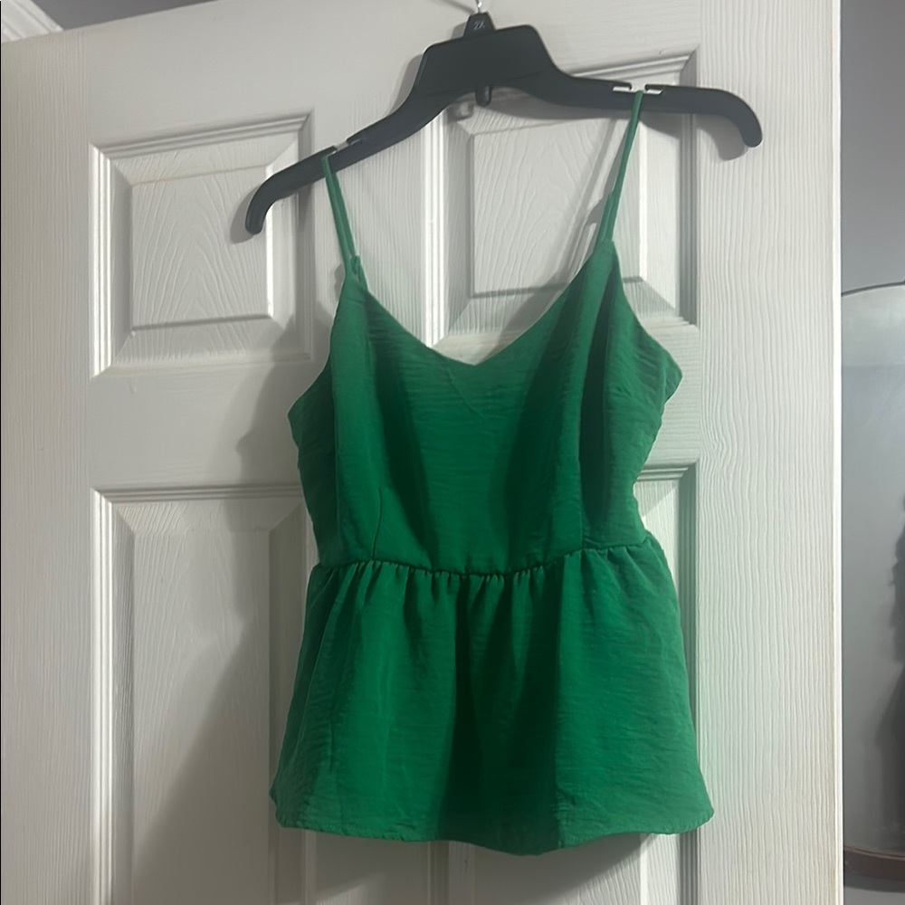 Green Camisole Top